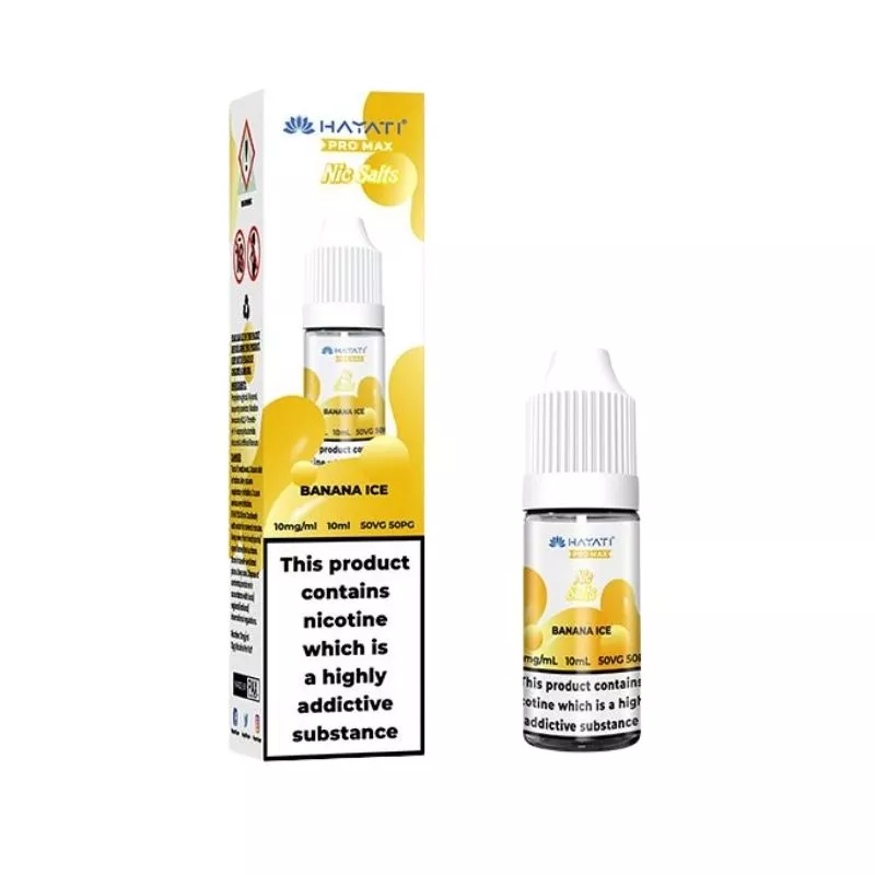 Hayati Pro Max Banana Ice 10ml Nic Salt